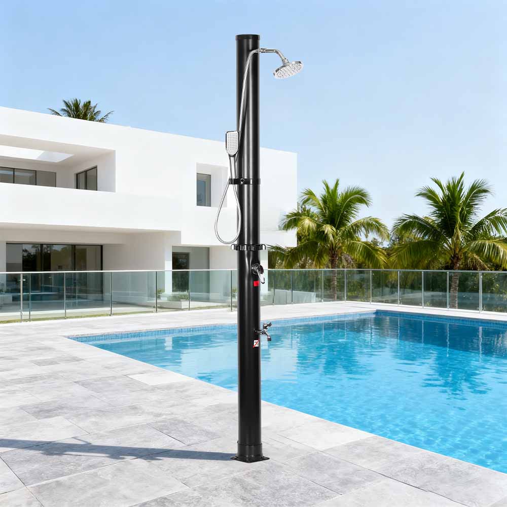 LY18L05-HB 18L Zweiteilige ABS Chrom Duschkopf Solar Dusche Outdoor Garten Dusche