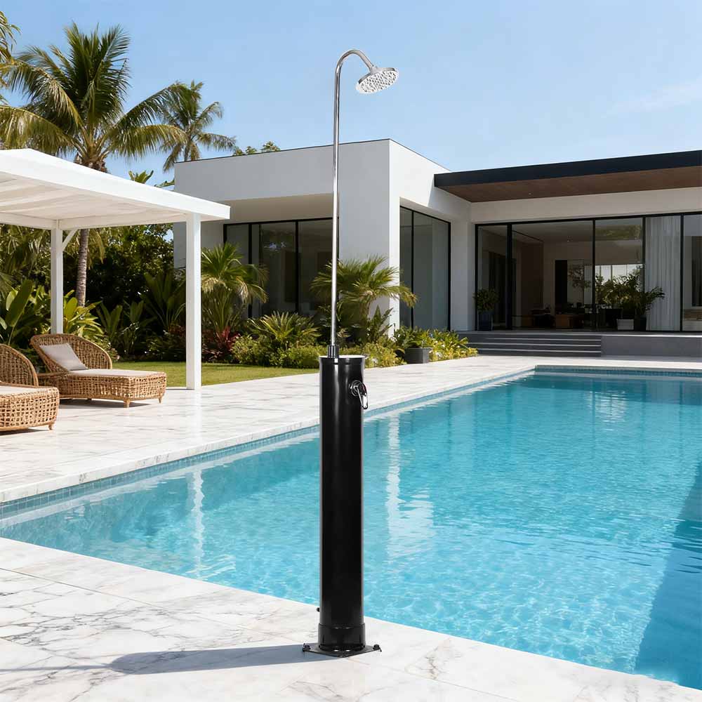 LY18L01-B 18L Rundkörper Outdoor Garten Swimmingpool Solar Dusche