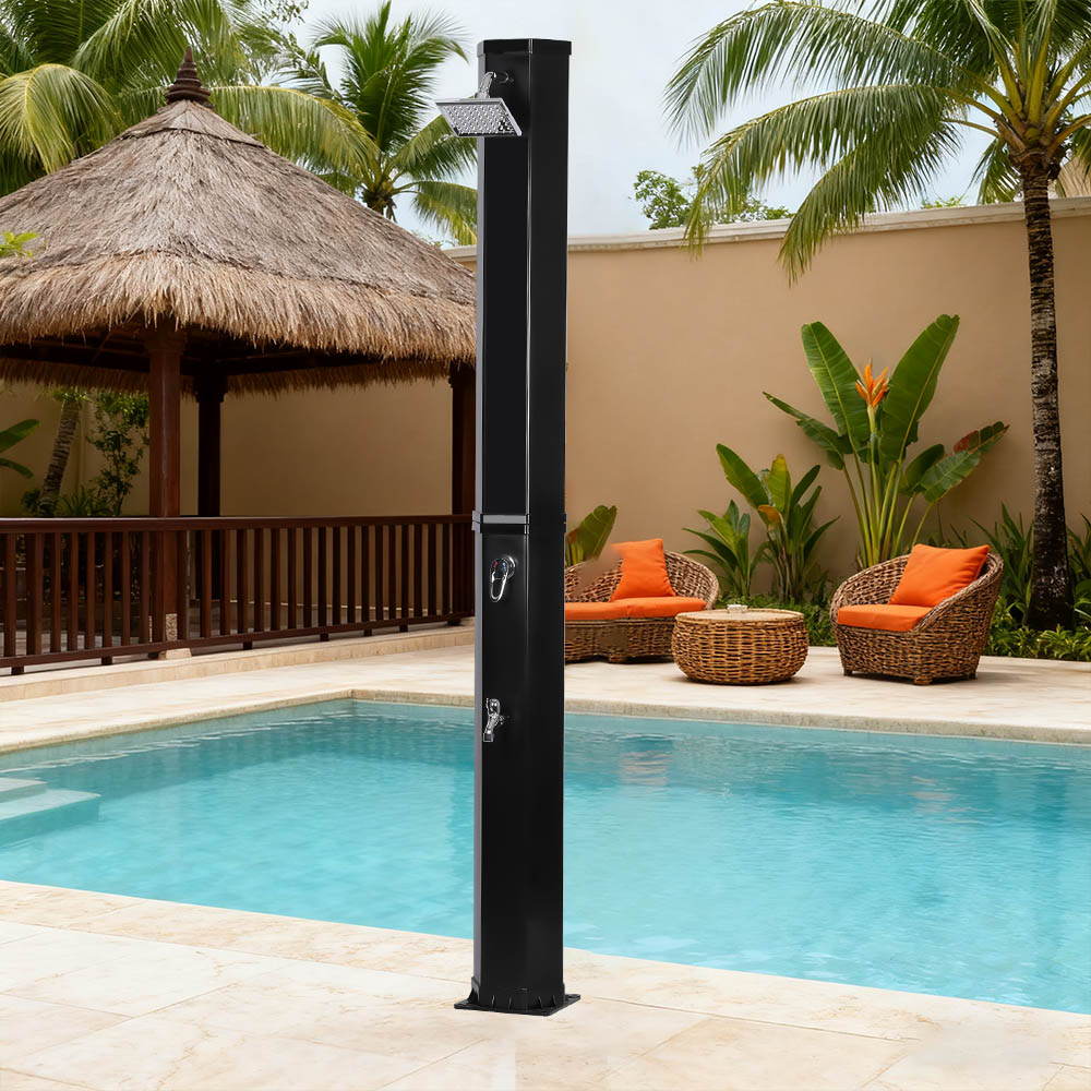 LY60L01 Extra großer Regenduschkopf Garten Solardusche